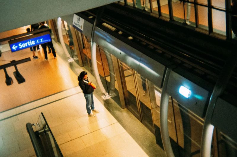 Olympiad metro station, shot with an Oreo 25mm for m4:3