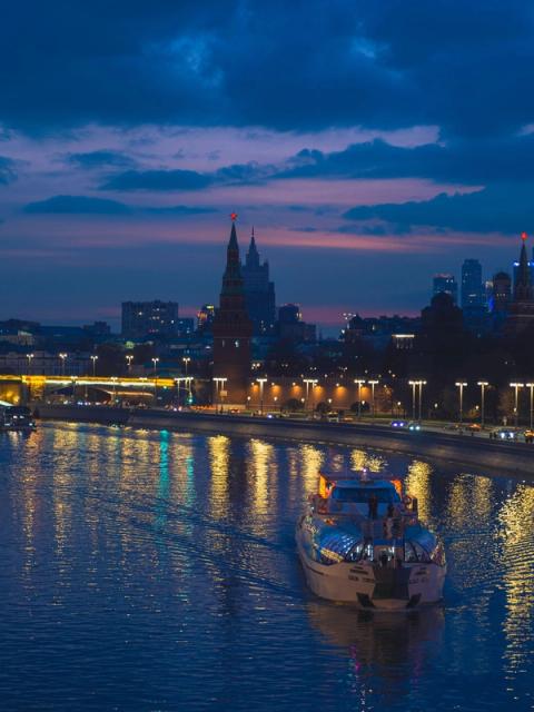 River in Moscow — Moscow, Russia