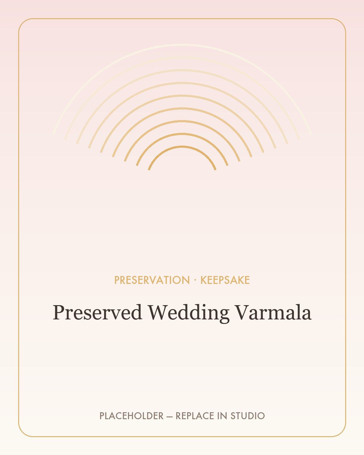 Preserved Wedding Varmala