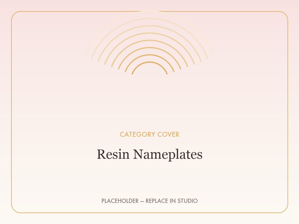 Resin Nameplates