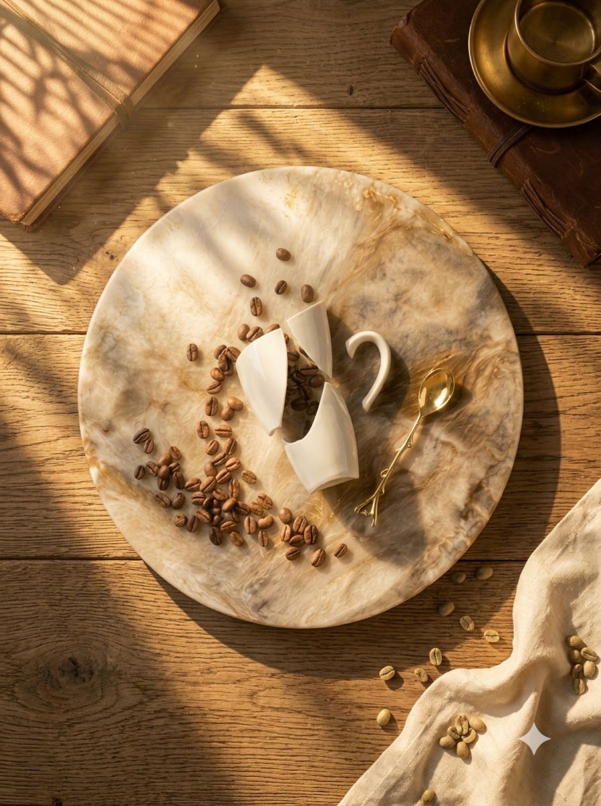 Coffee Spill Wall Art
