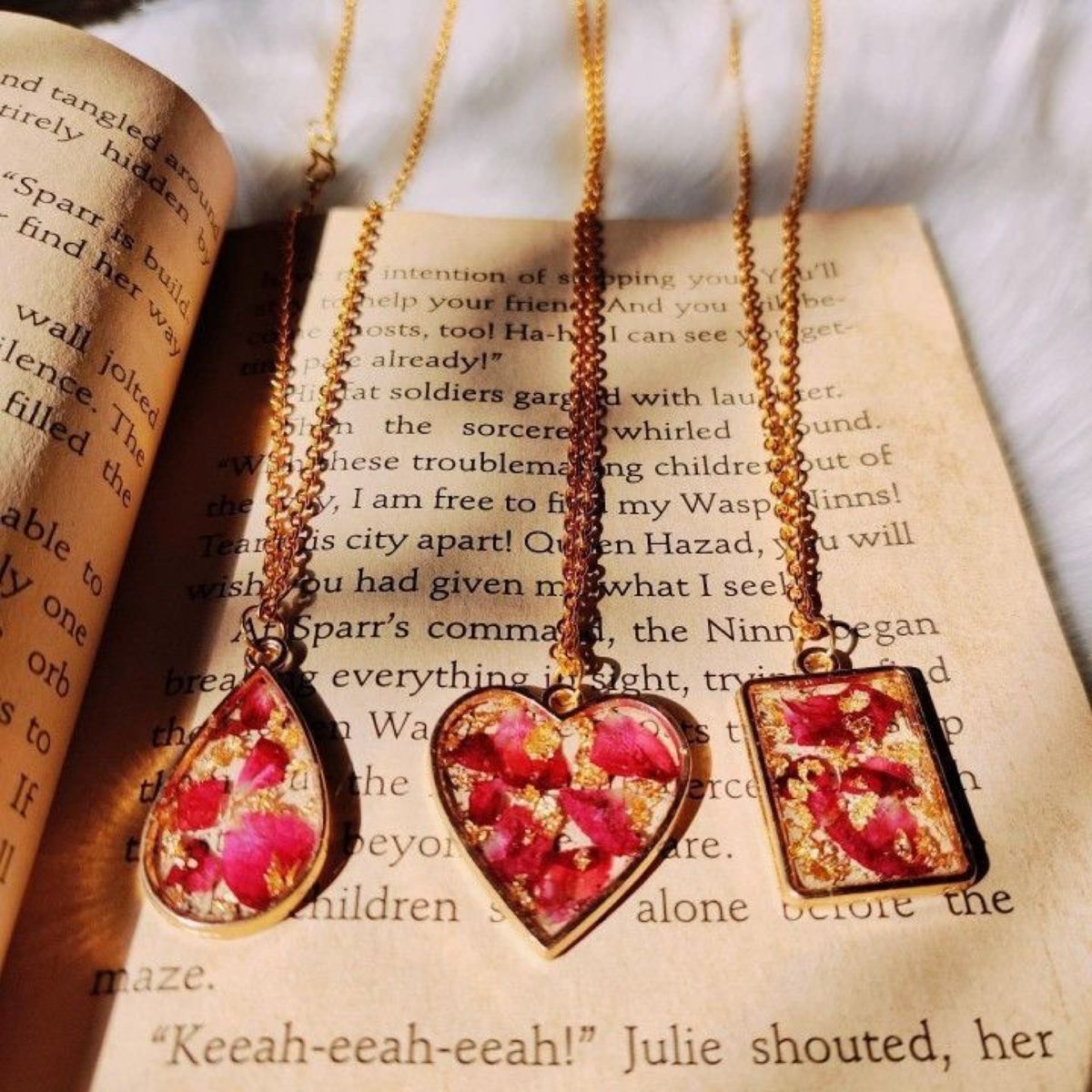 Rose Petal Pendant