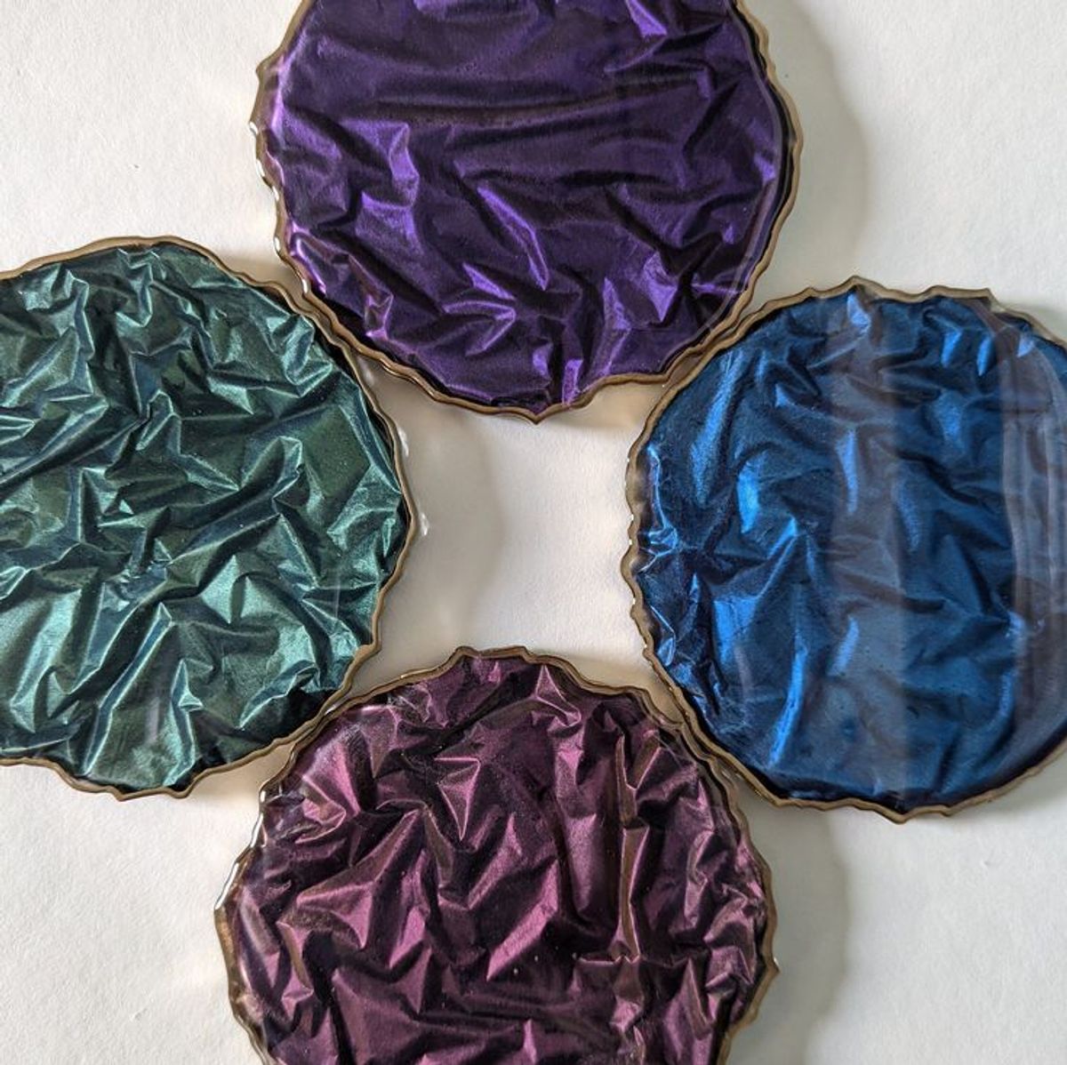 Jewel Foil Coaster Set