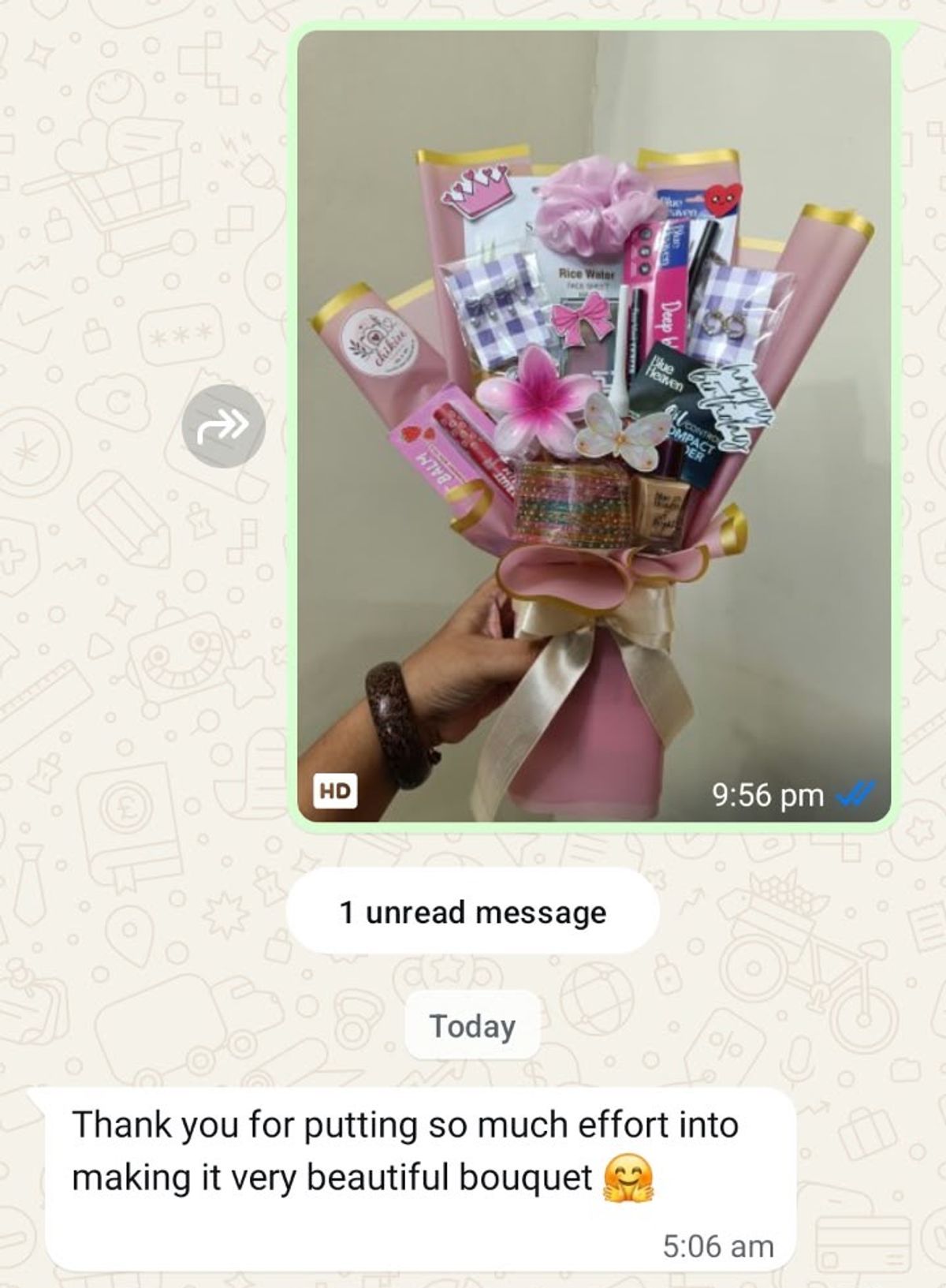 Divya's WhatsApp review