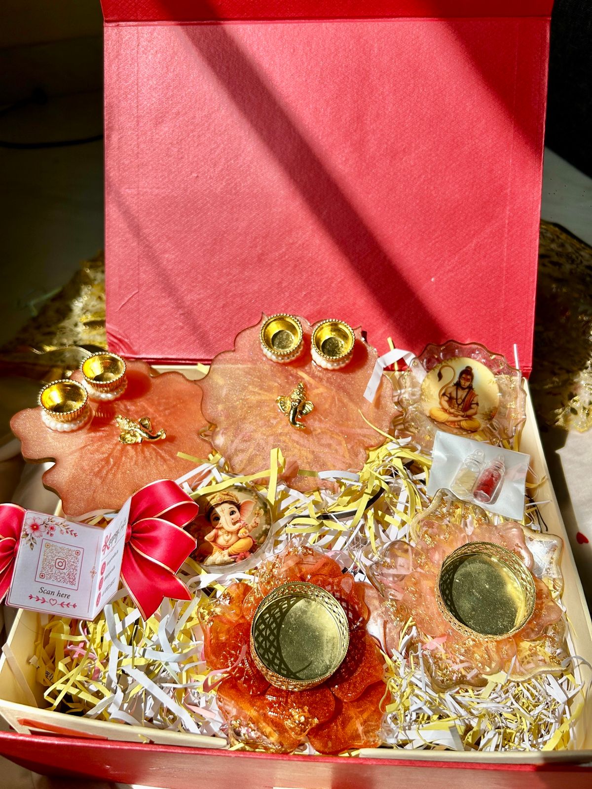 Double Flower Thali Hamper