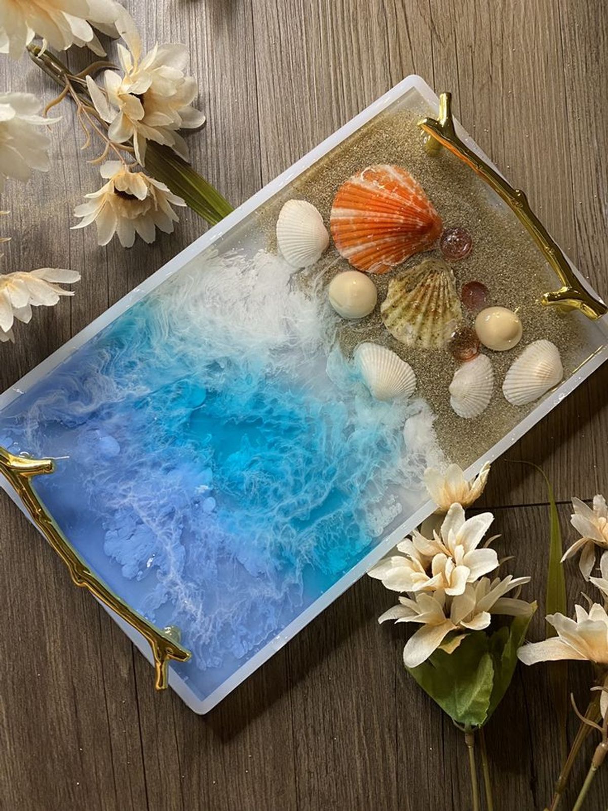 Seashell Beach Tray