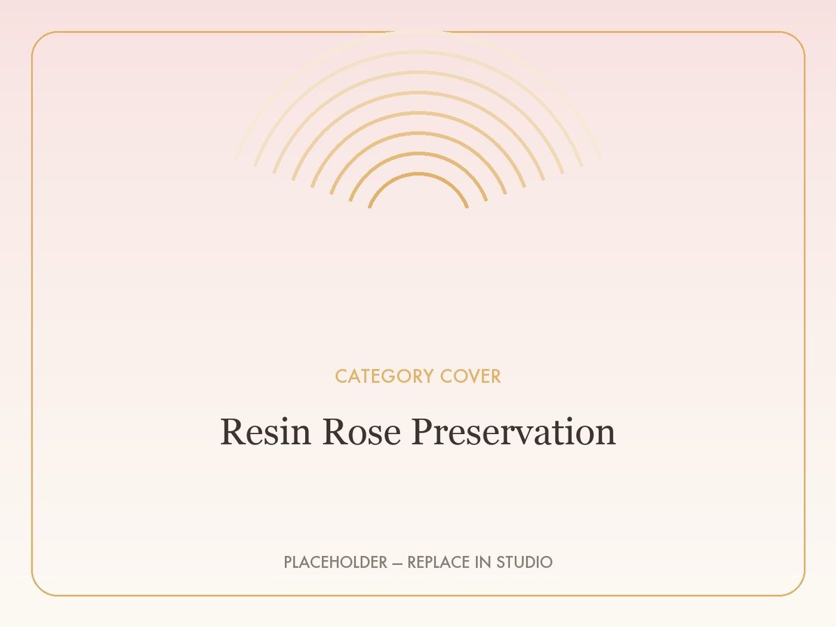 Resin Rose Preservation