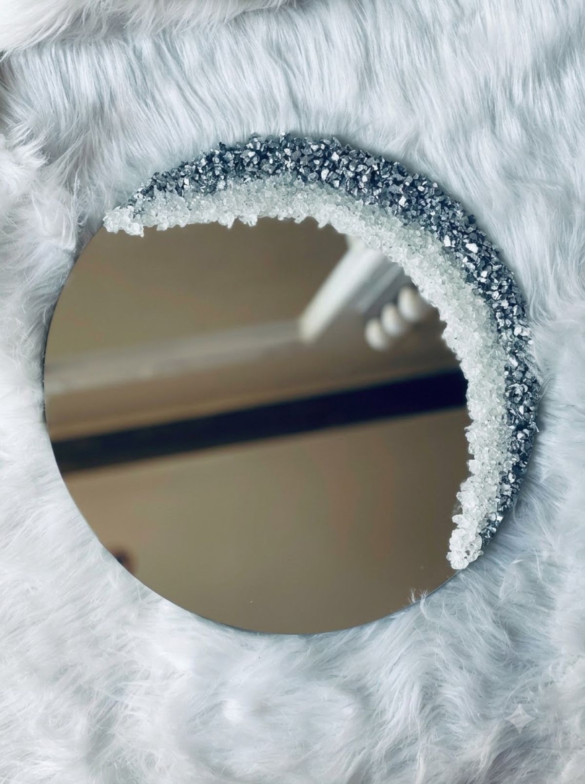 Silver Crescent Mirror