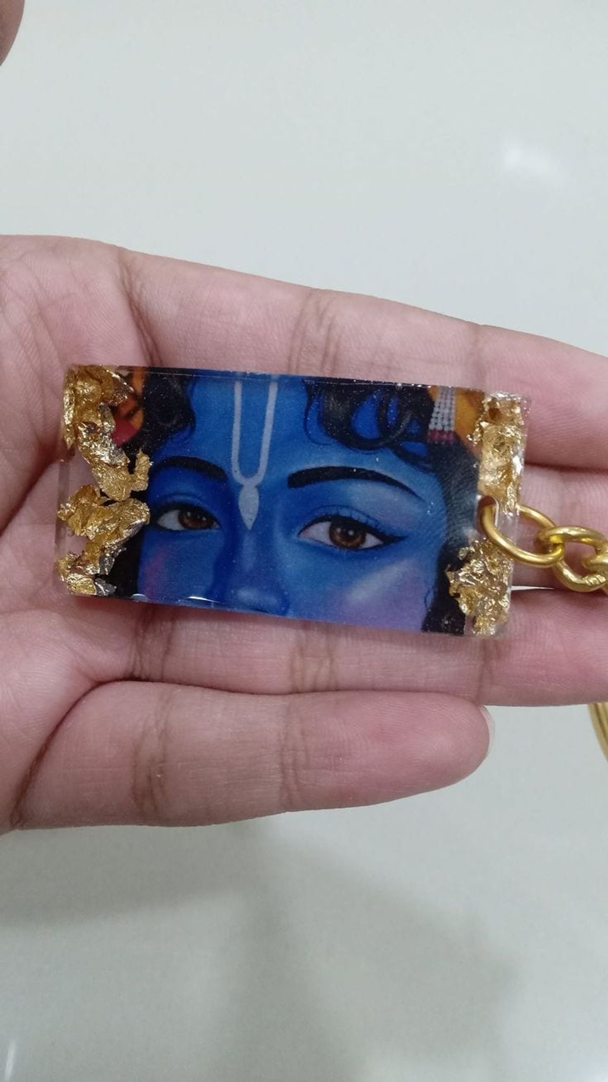 Krishna Eye Keychain