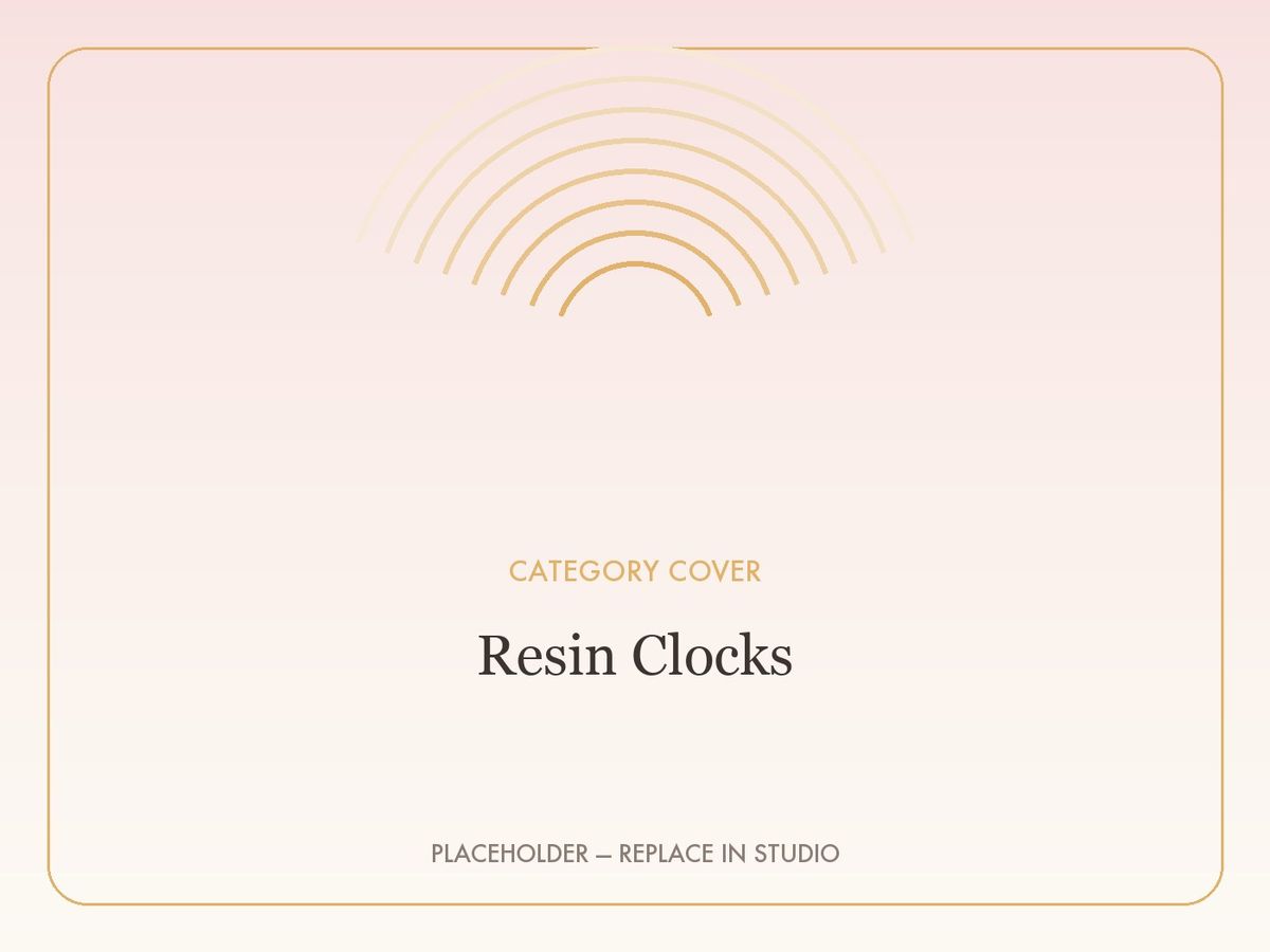 Resin Clocks