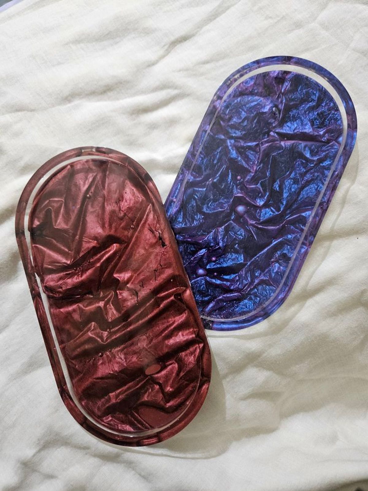 Velvet Effect Trinket Tray