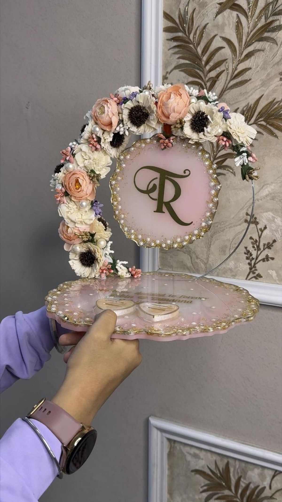 Floral Arch Ring Platter