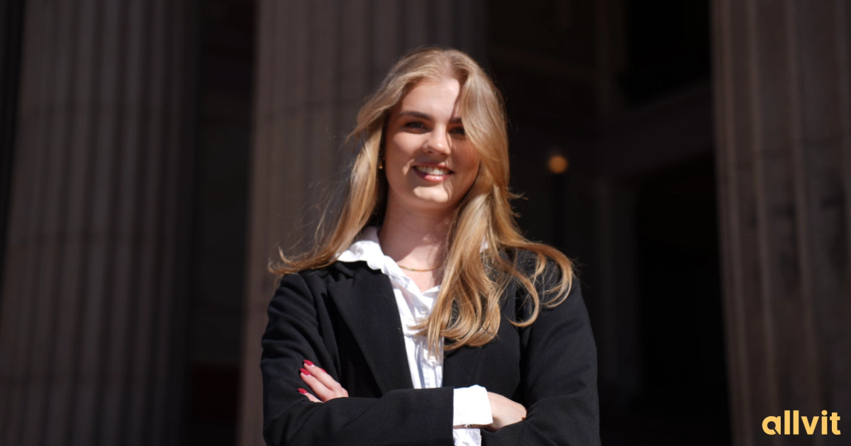 Advokat utenfor jusstudiet i Oslo. Foto. 