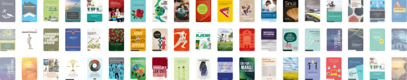 Mosaikk av bokomslag