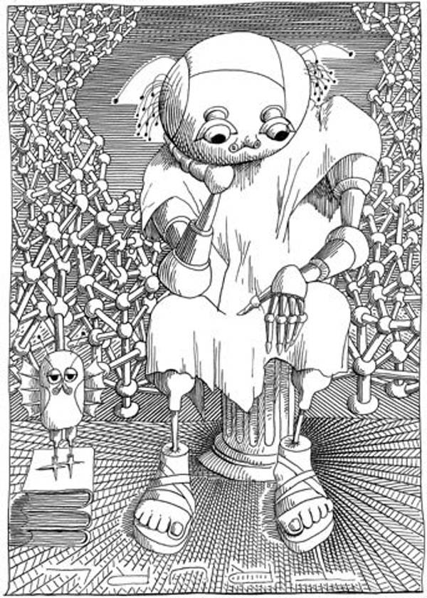 Cyberiada — robot-mnich