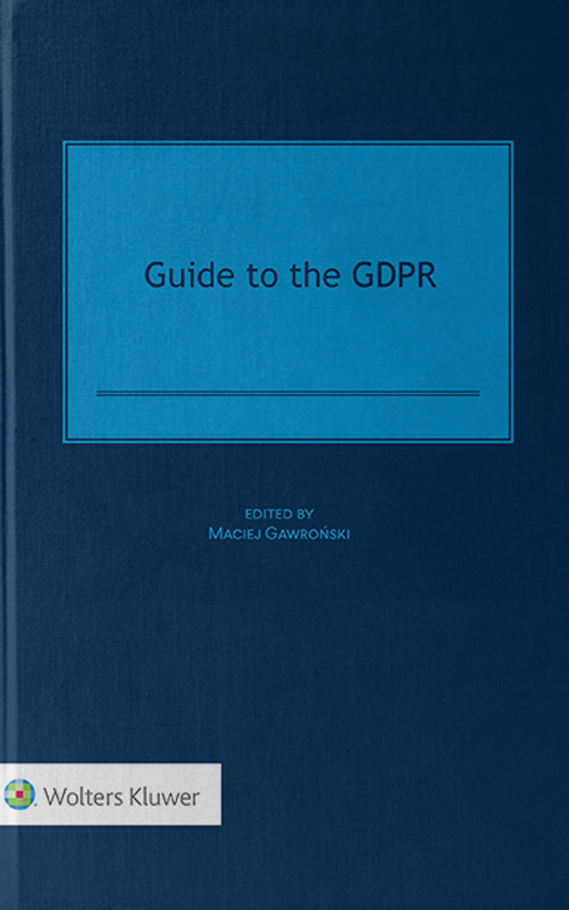 Okładka: Guide to the GDPR