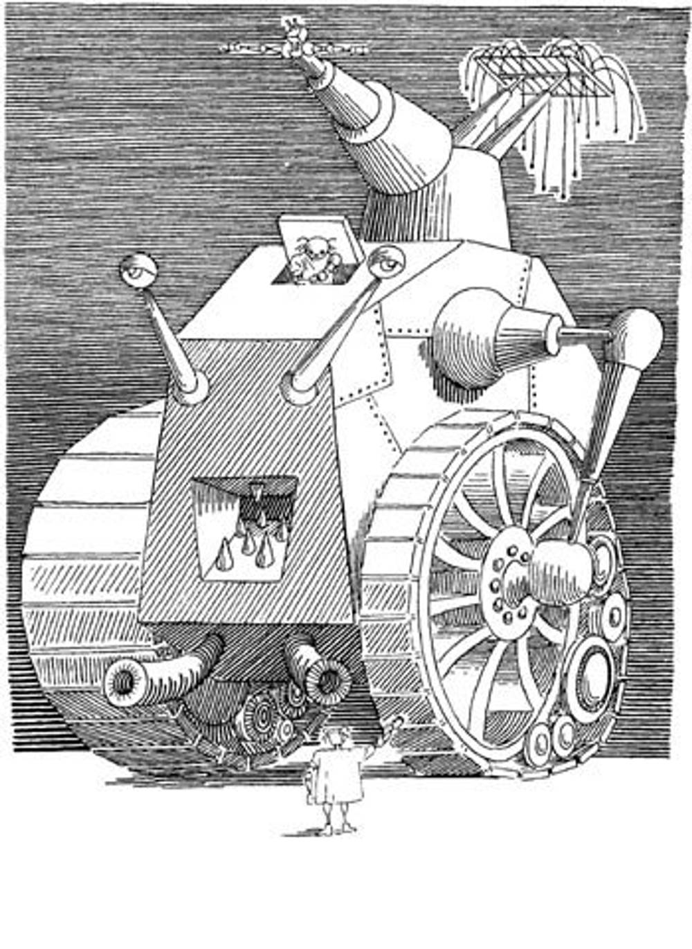 Illustration by Daniel Mróz from the Cyberiad