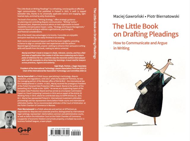 Okładka: Wydanie na Kindle „Little Book on Drafting Pleadings”