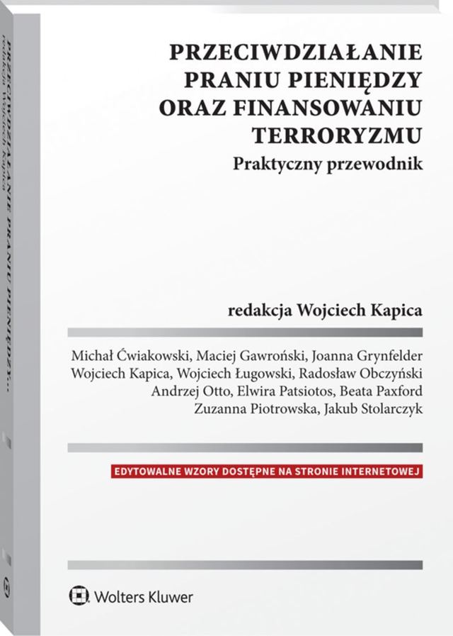 Okładka: Przeciwdziałanie praniu pieniędzy i finansowaniu terroryzmu. Praktyczny przewodnik