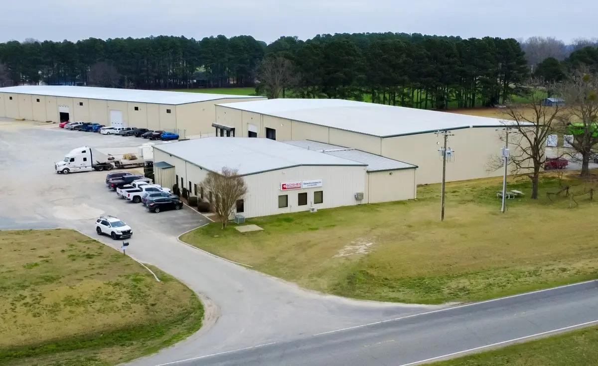 Mount Olive facility — exterior and production floor