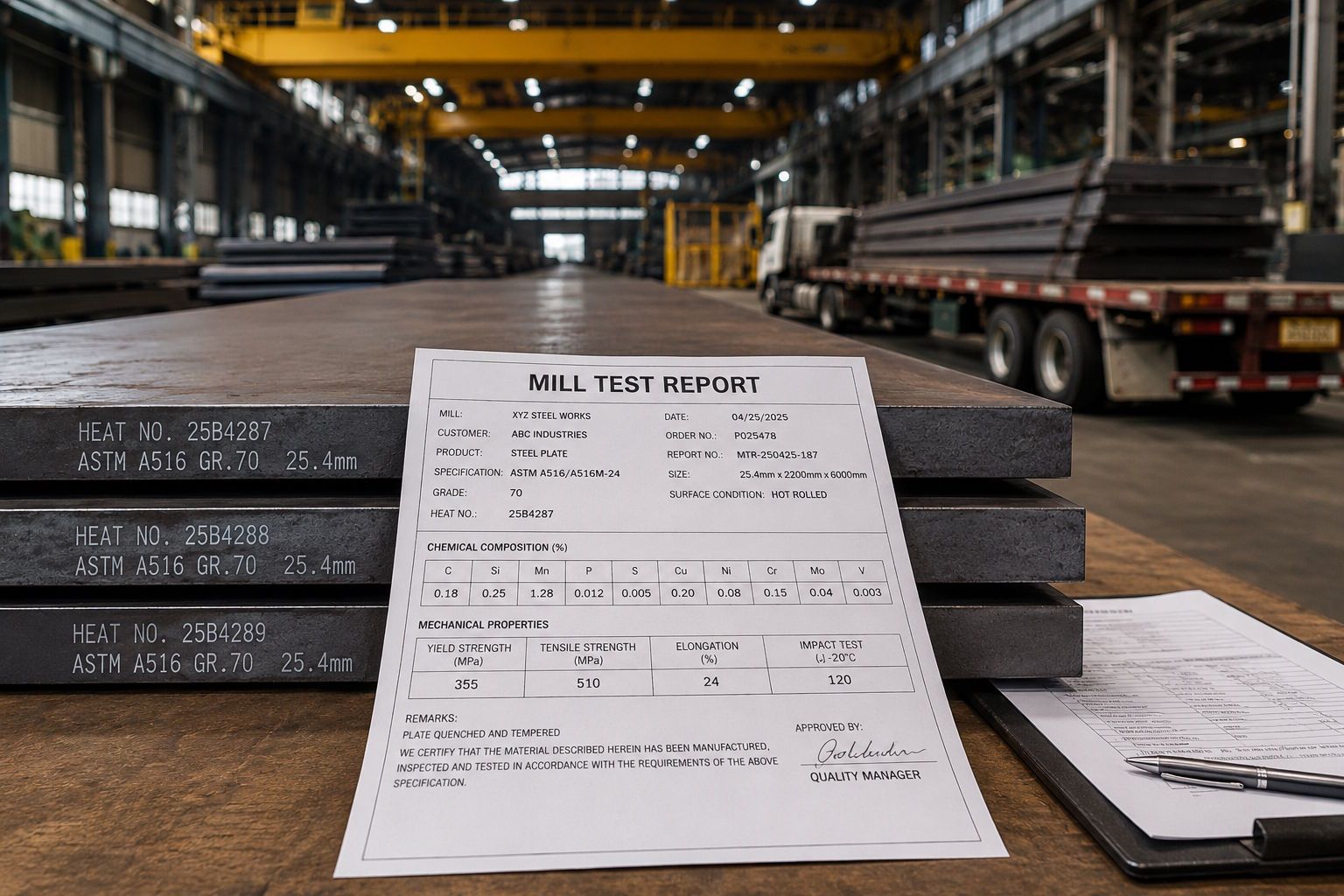What Is Mill Test Report? Steel Plate Buyer’s Guide