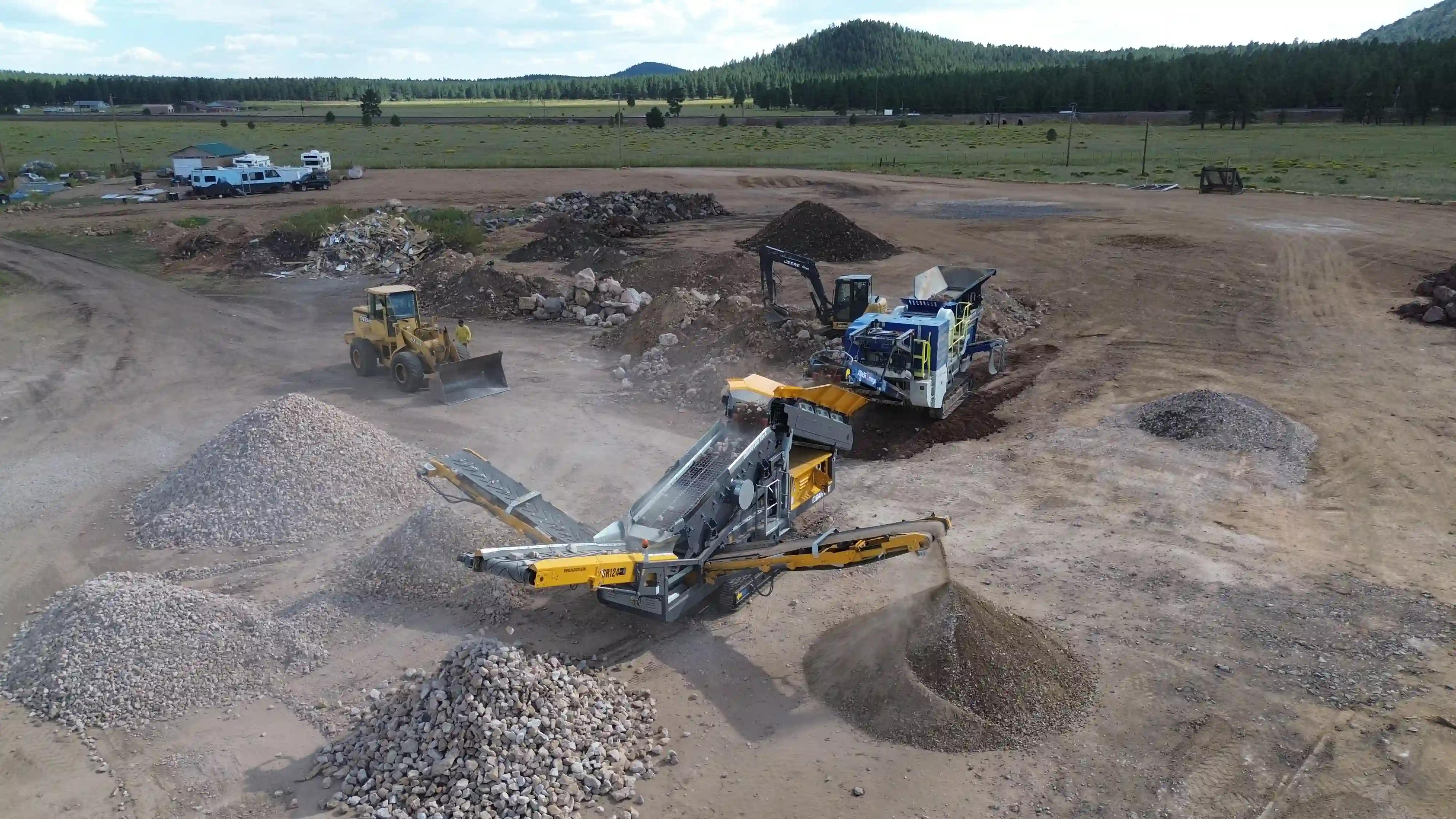 Crushing and Shredding for Material Separation