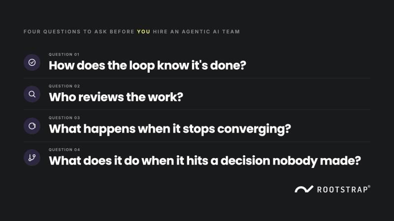 Four Questions to Ask Before You Hire an "Agentic AI" Team