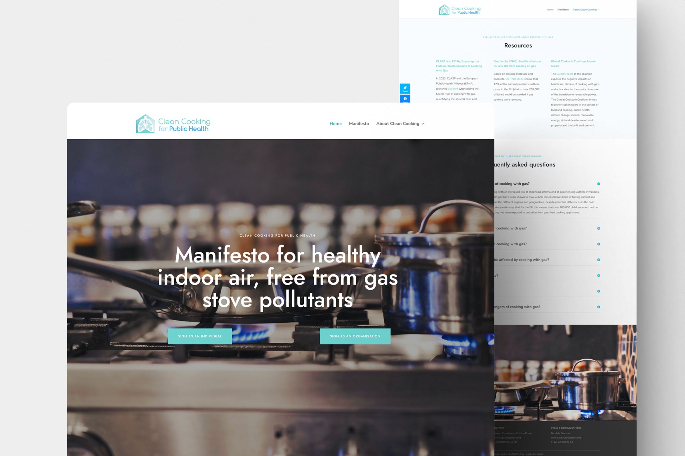 Cleancookingforpublichealth webdesign web development digital agency brussels 1 simpl