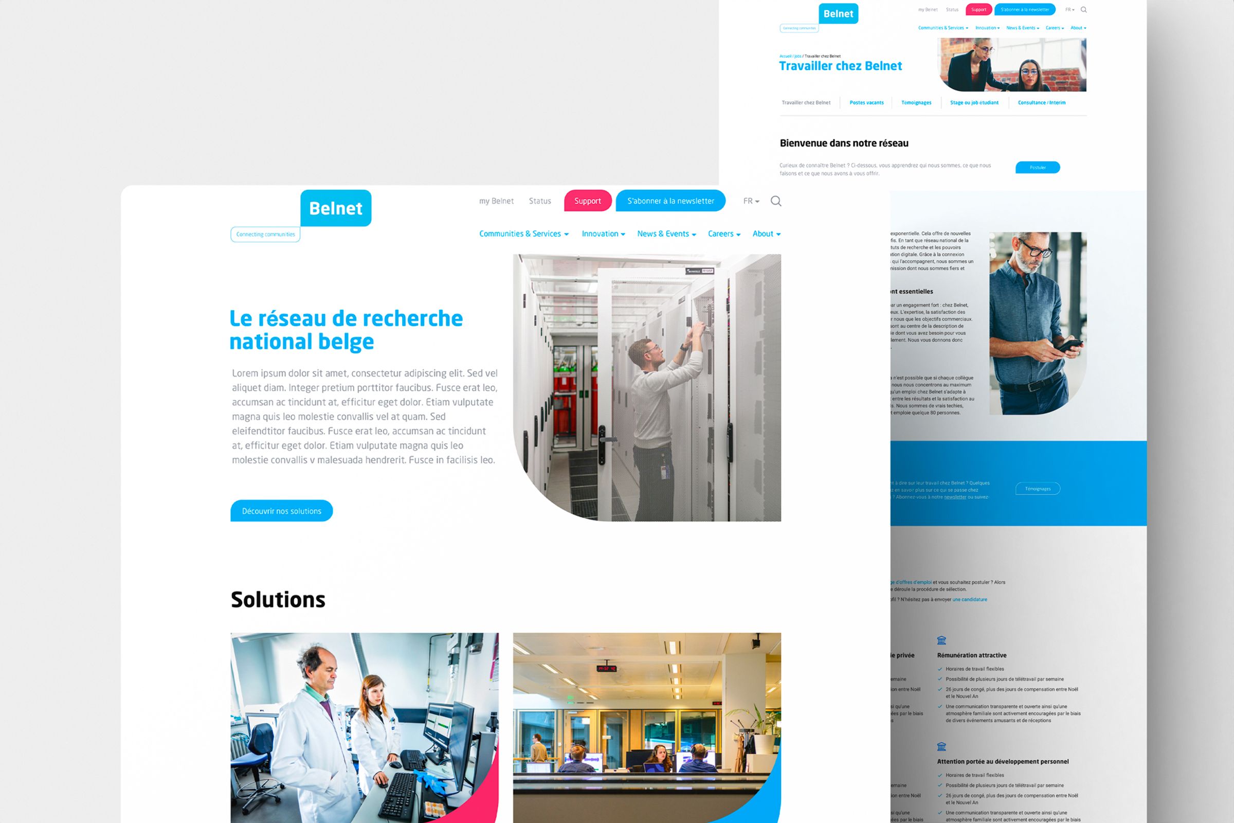 Belnet webdesign web development digital agency brussels 2 simpl