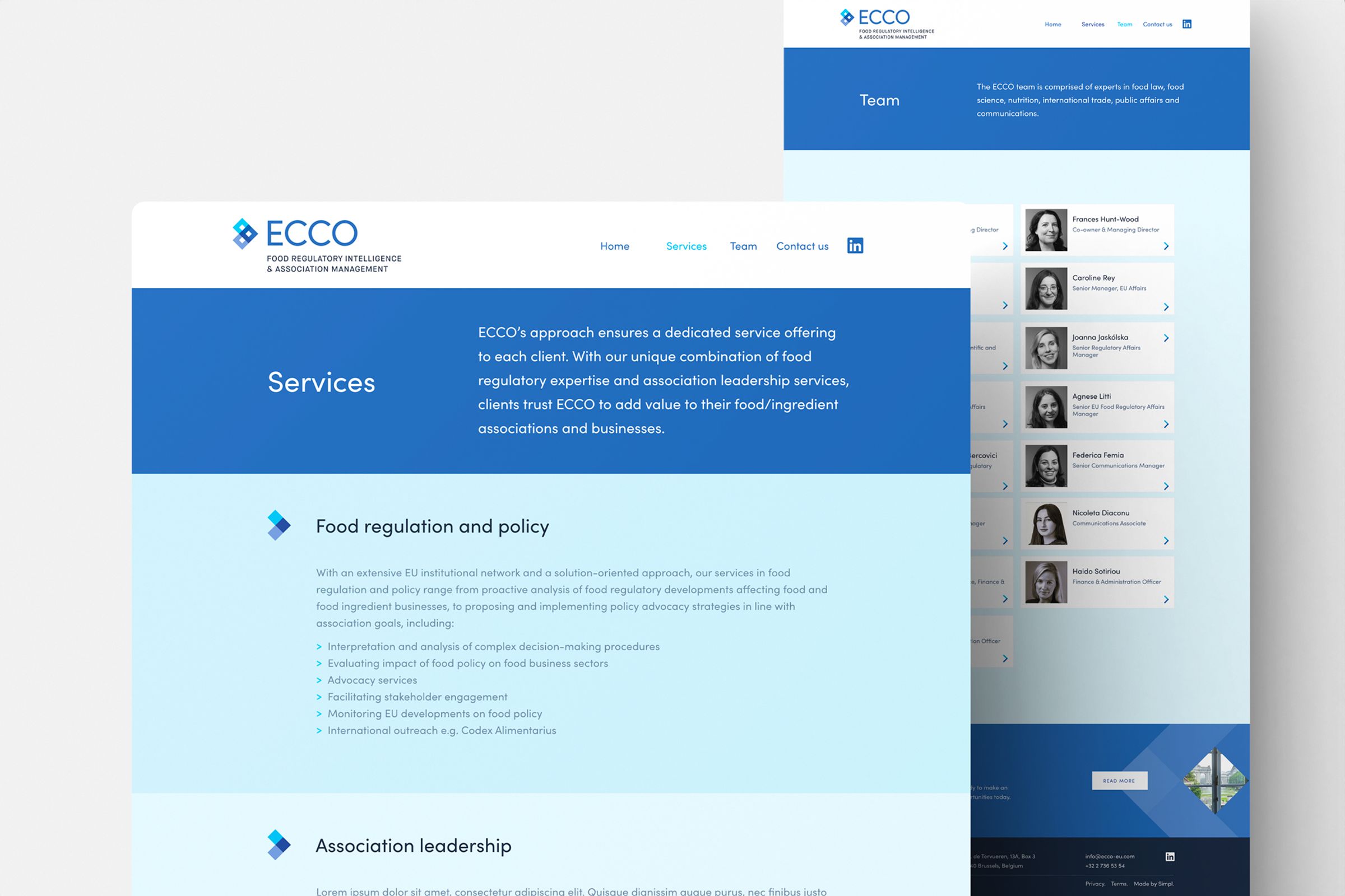 Ecco site web simpl