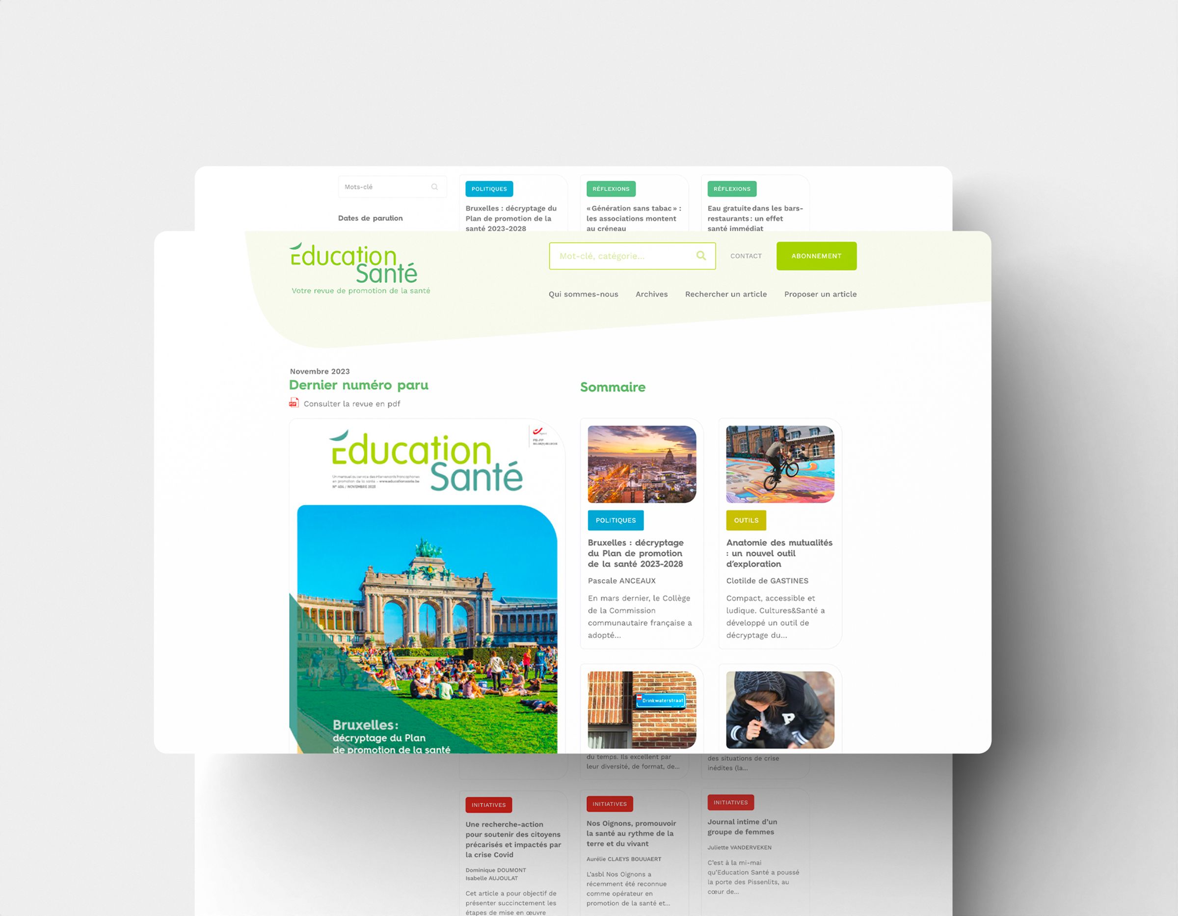 Education sante webdesign web development digital agency brussels 2 simpl