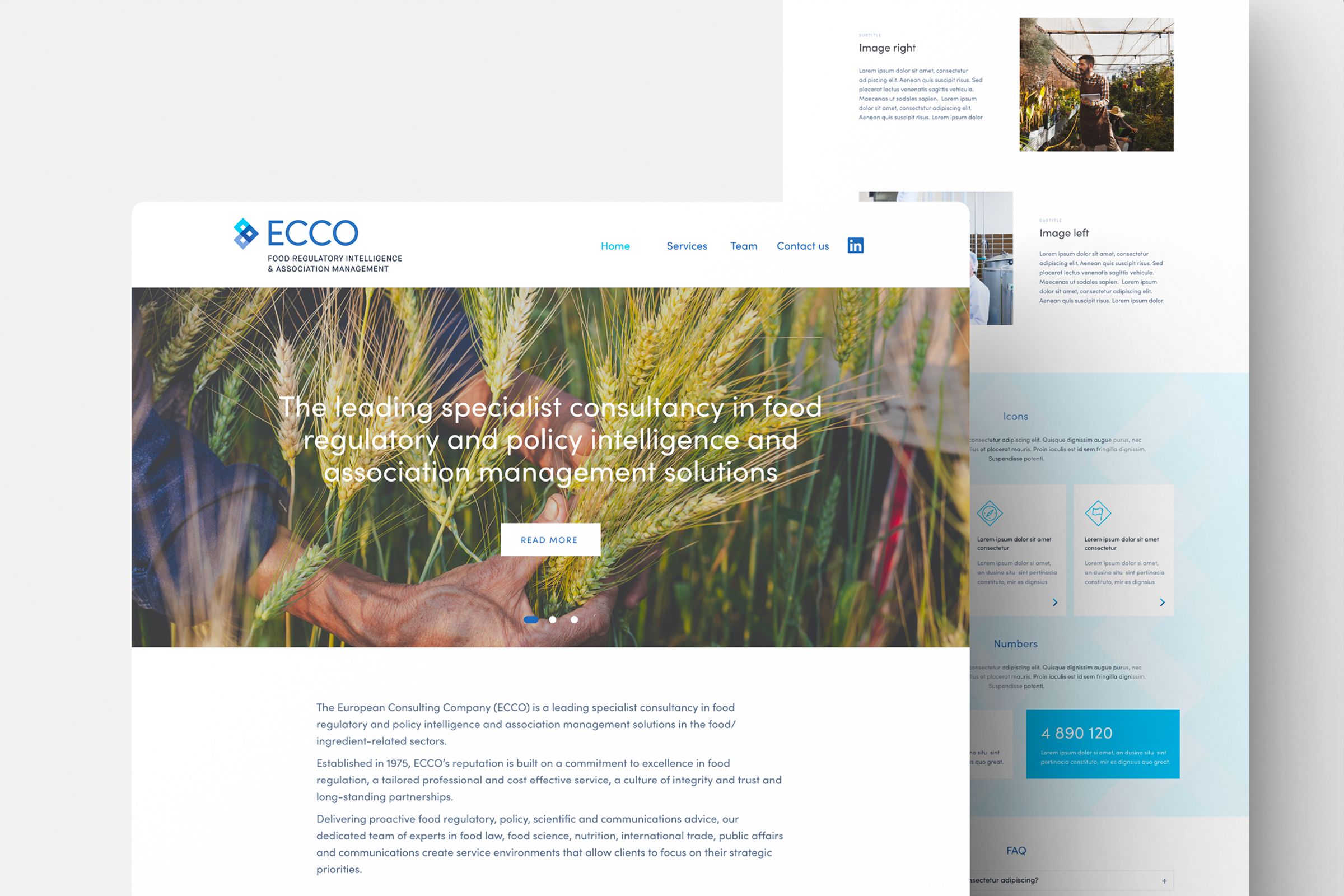 Ecco front page
