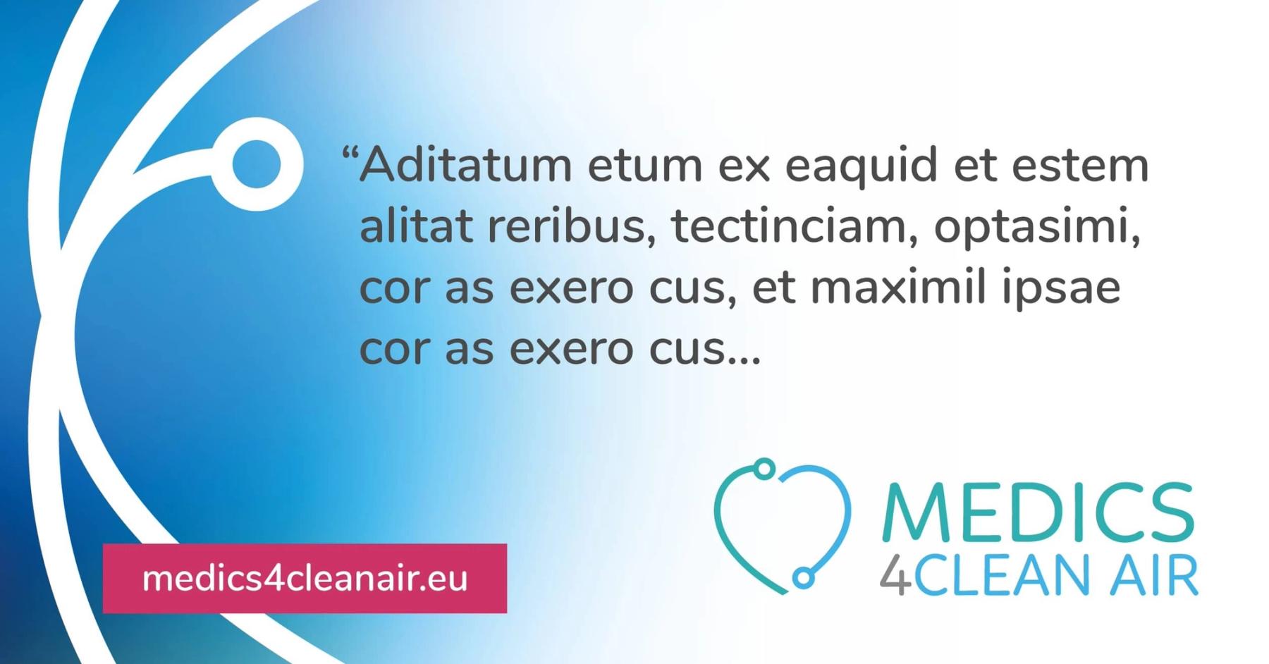 Medics4cleanair banners twitter simpl