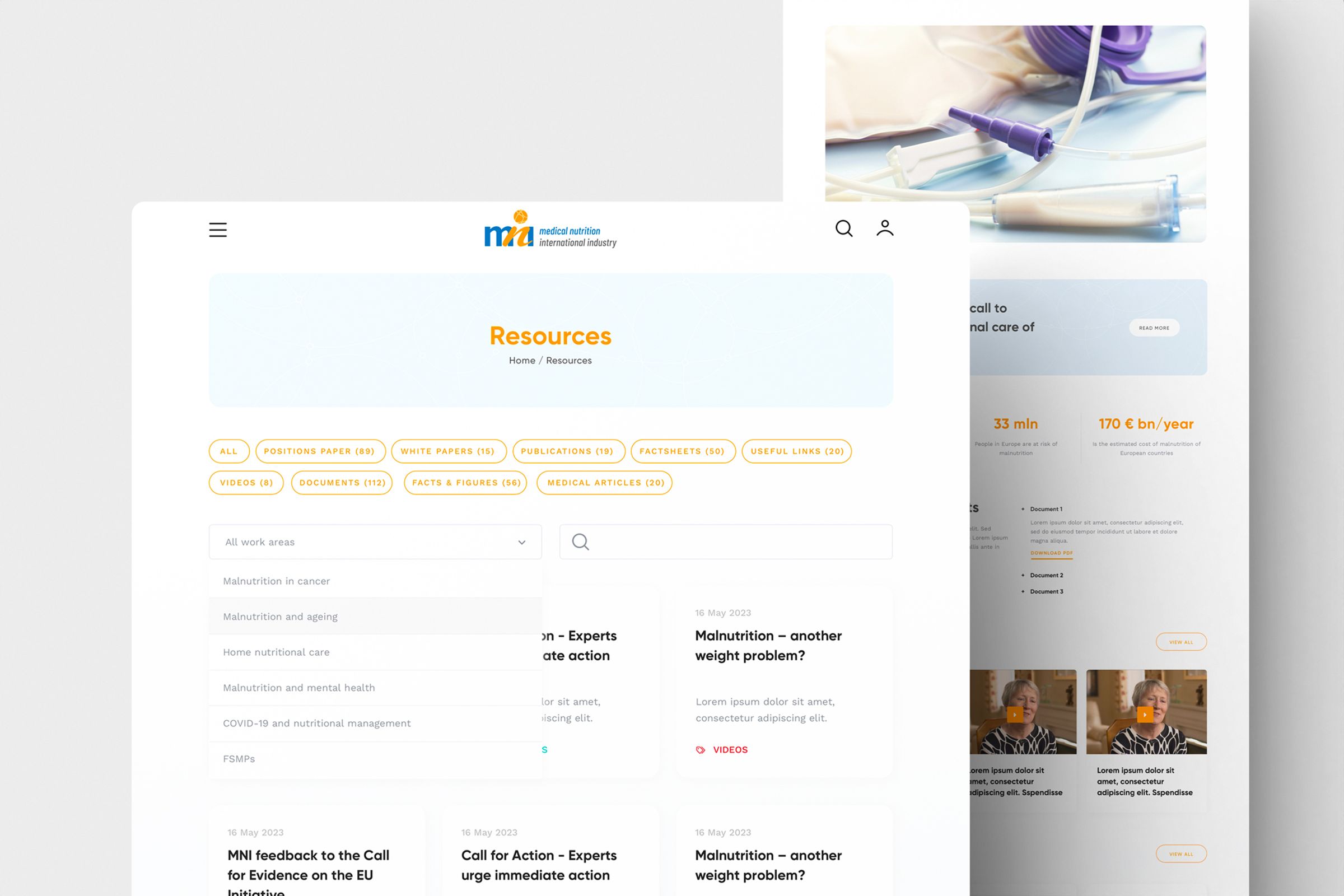 Medical nutrition international webdesign web development digital agency brussels 2 simpl