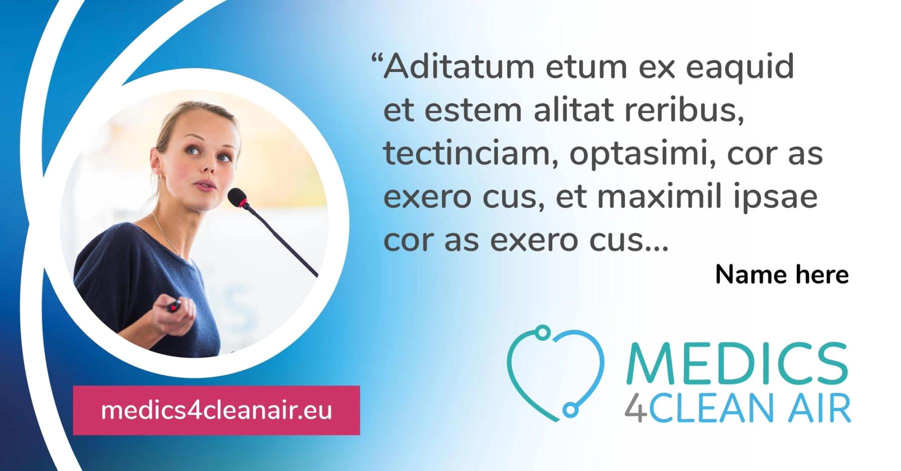 Medics4cleanair banner facebook simpl