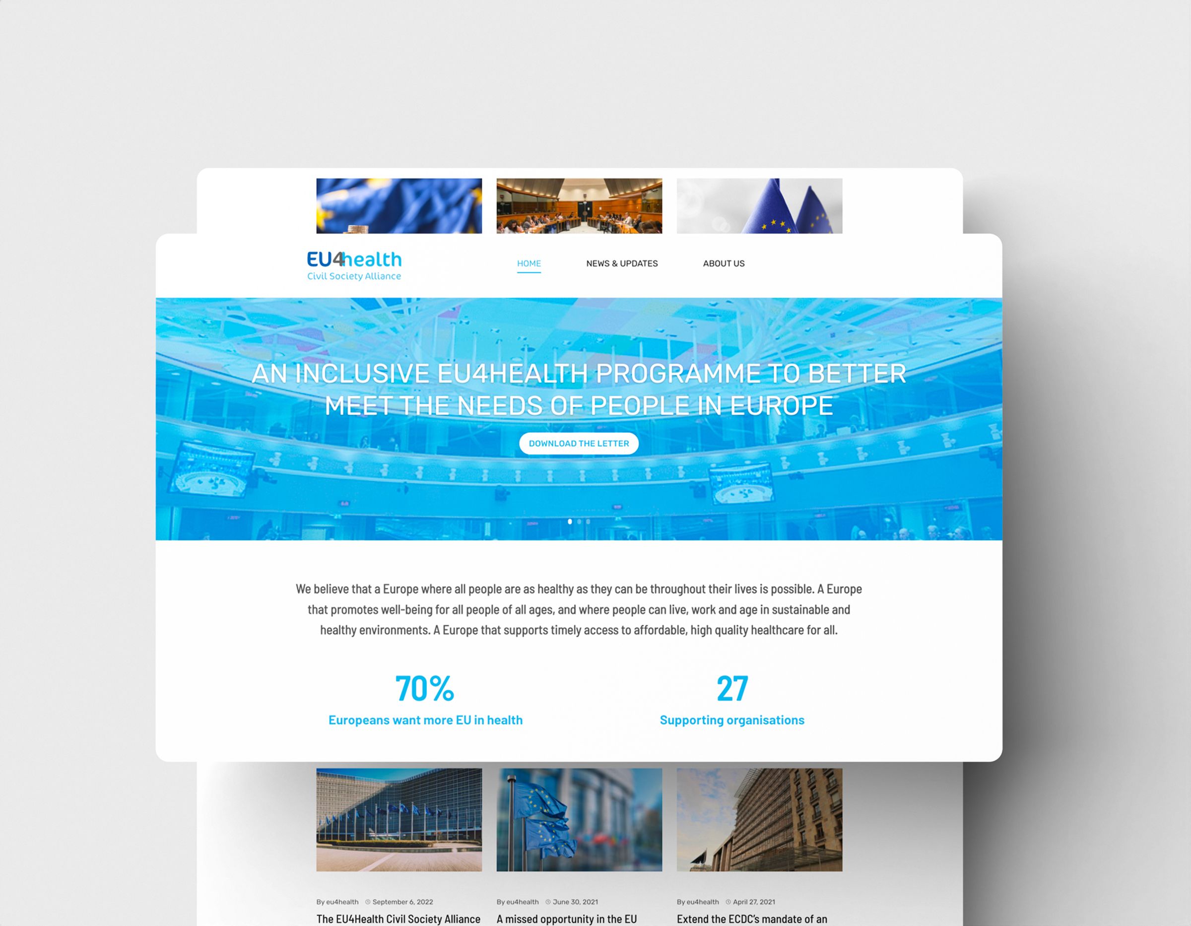 EU4health webdesign web development digital agency brussels 1 simpl