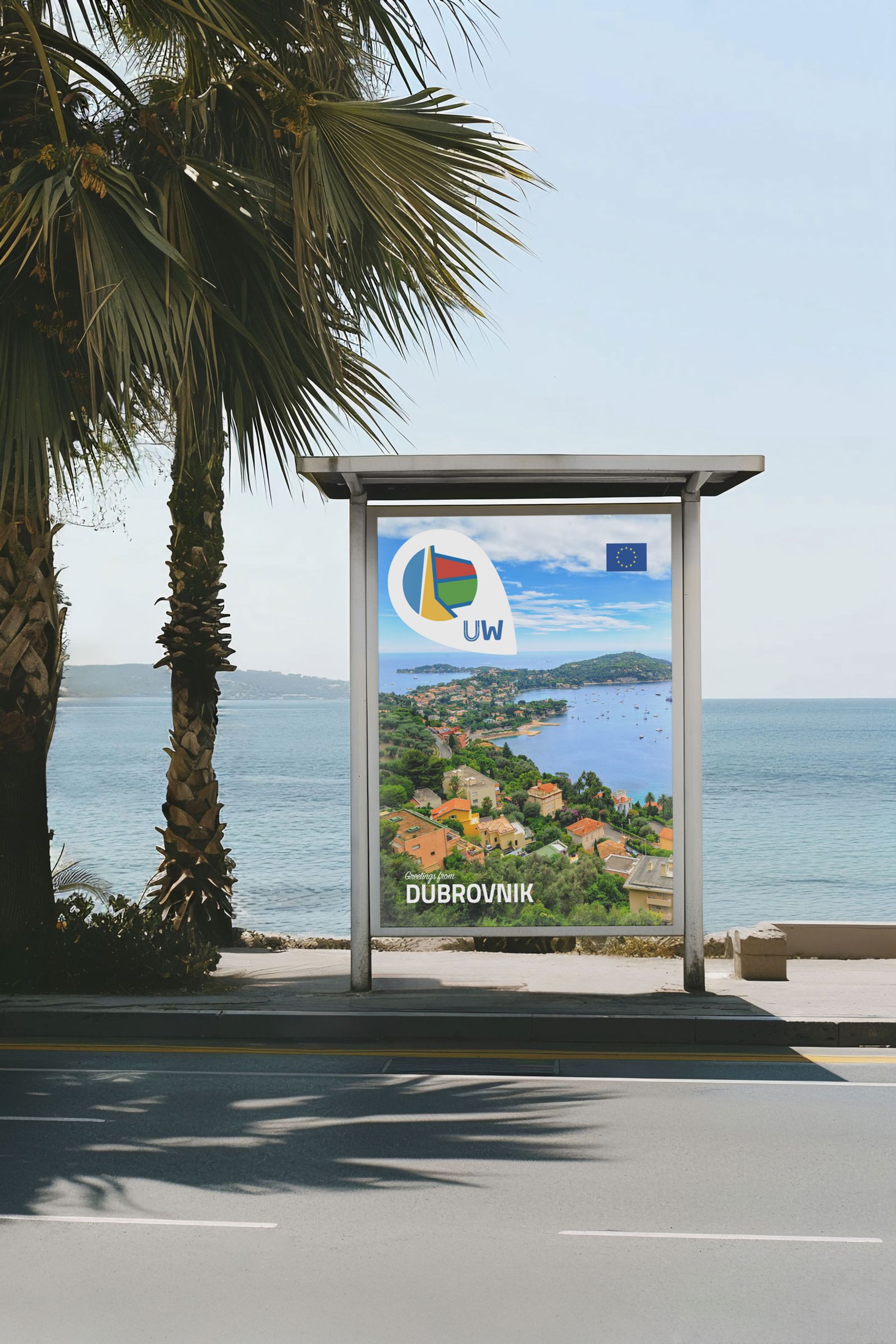 Urban waste billboard