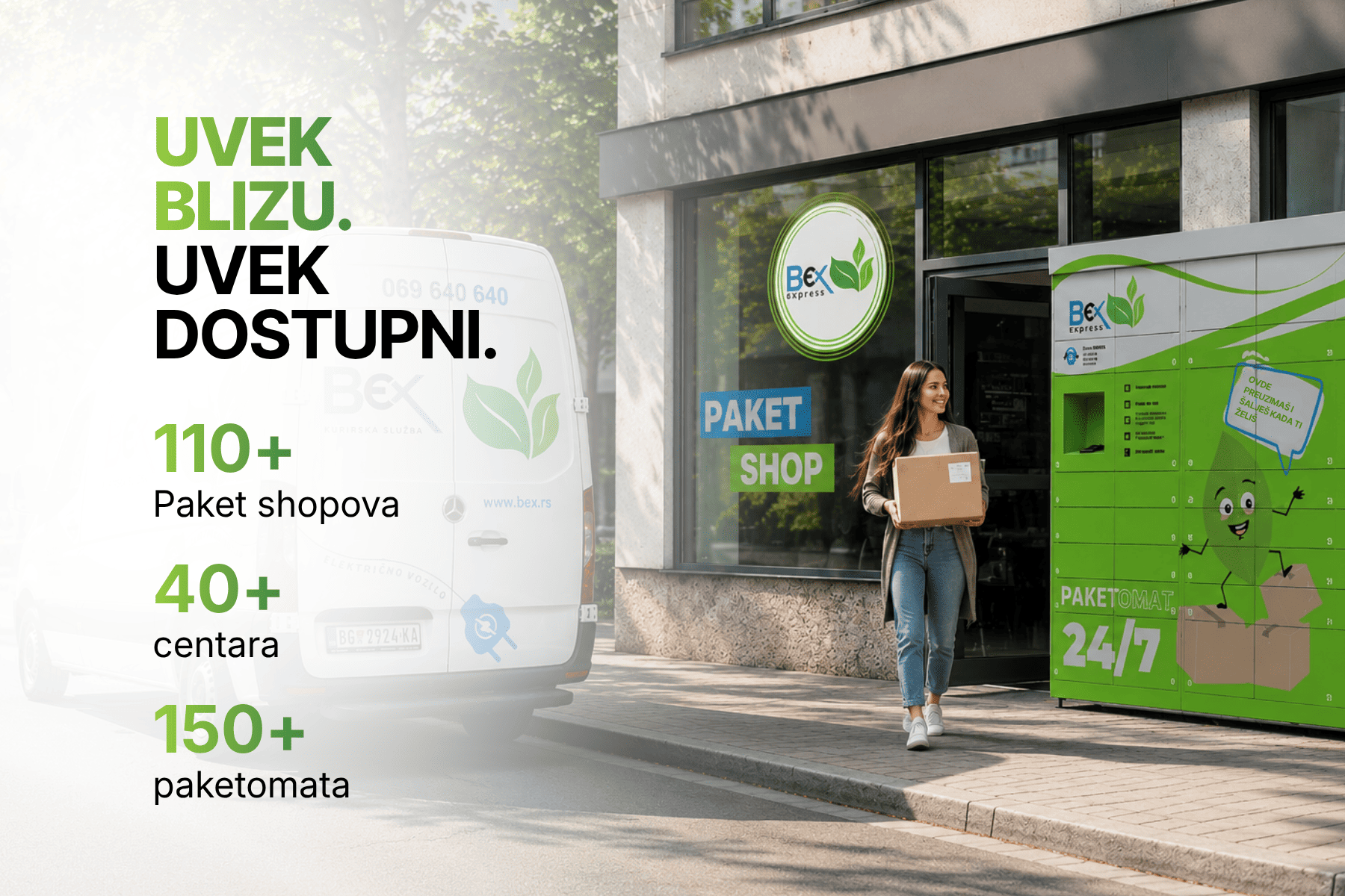 Brže, zelenije, bliže: Tri razloga zašto je BEX    postao tvoj komšija broj 1  