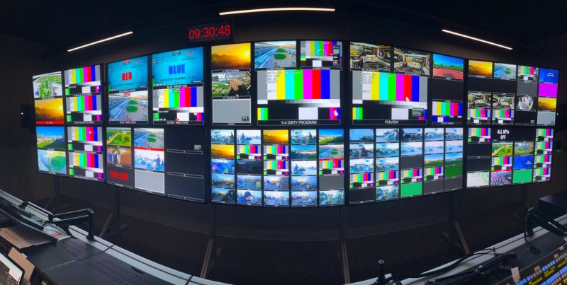 PGA Tour Live Monitor Wall
