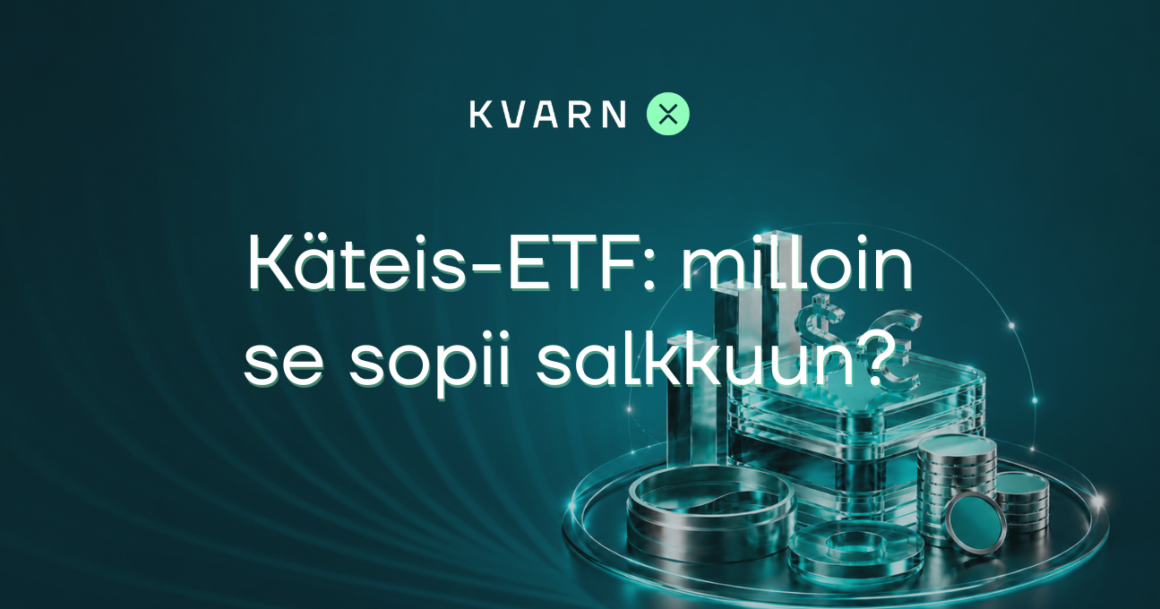 Käteis-ETF voi olla salkun parkkipaikka, mutta ei pankkitilin korvike