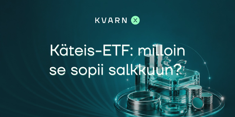 Käteis-ETF voi olla salkun parkkipaikka, mutta ei pankkitilin korvike