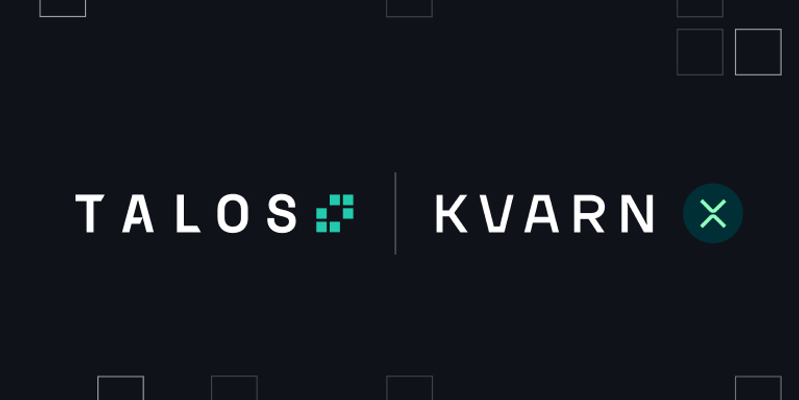 Kvarn Capital Advances Digital Asset Brokerage Services with Talos Technology
