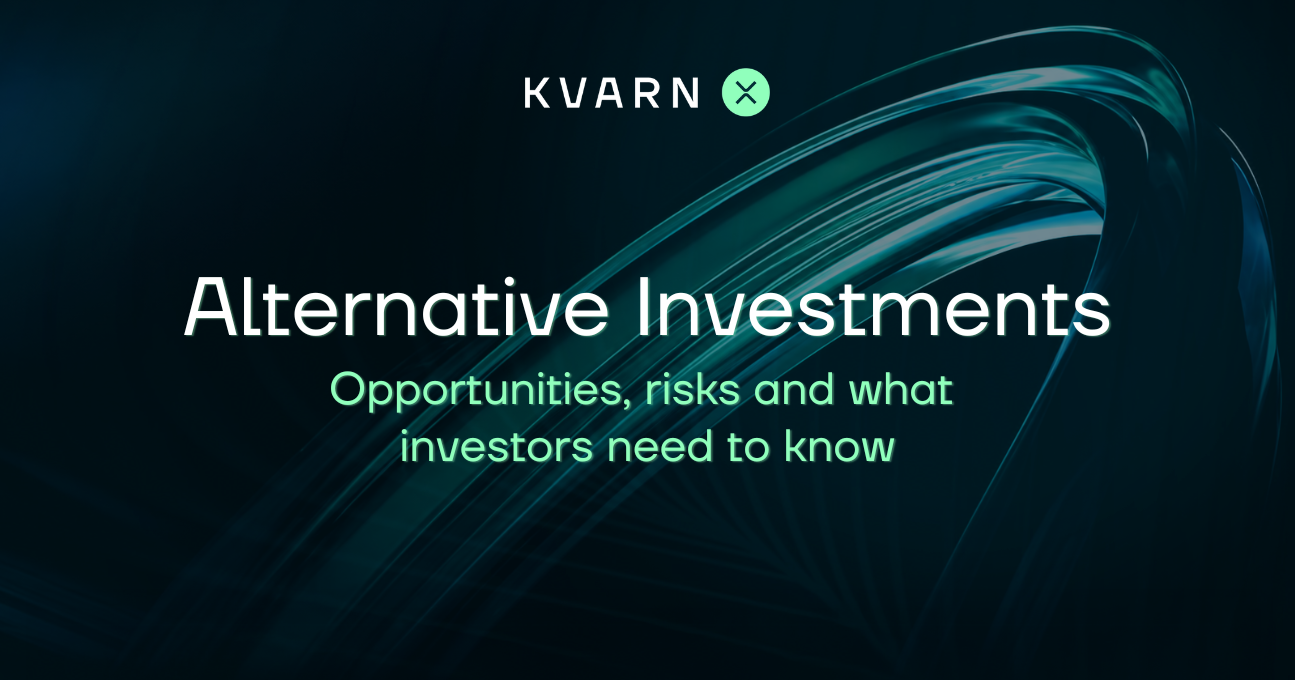 Alternative investments: opportunities, risks and what investors need to know