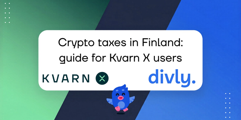 Crypto taxes in Finland: a guide for Kvarn X users