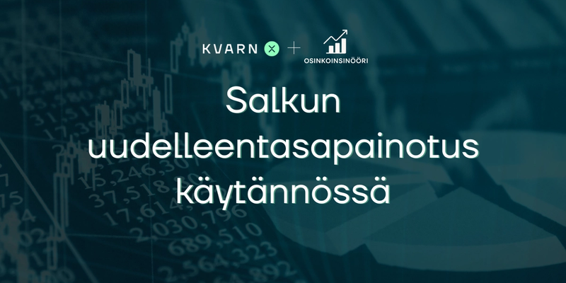 Salkun uudelleentasapainotus käytännössä - kryptovaluutat, osakkeet ja kulta
