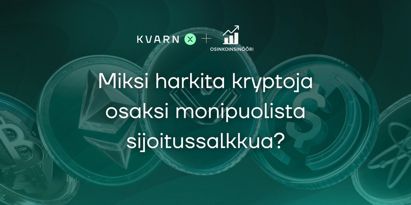 kryptot sijoitussalkussa, kryptovaluutat osana hajautusta, Bitcoin ja Ethereum sijoitussalkussa, kryptosijoittaminen pitkäjänteisesti