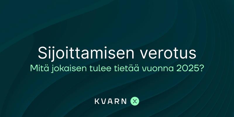 Sijoittamisen verotus 2025: Mitä jokaisen tulee tietää