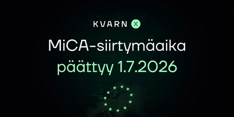MiCA-siirtymäaika päättyy 1.7. – Tarkista kryptopalvelusi status