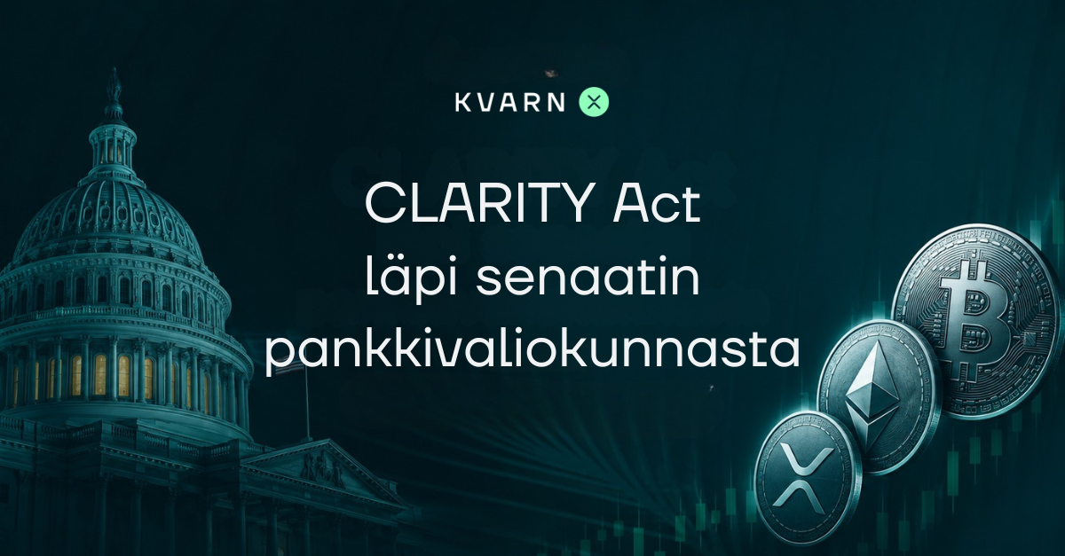 Clarity Act hyväksyttiin Senate Banking -valiokunnassa — Mitä sijoittajan pitää tietää?