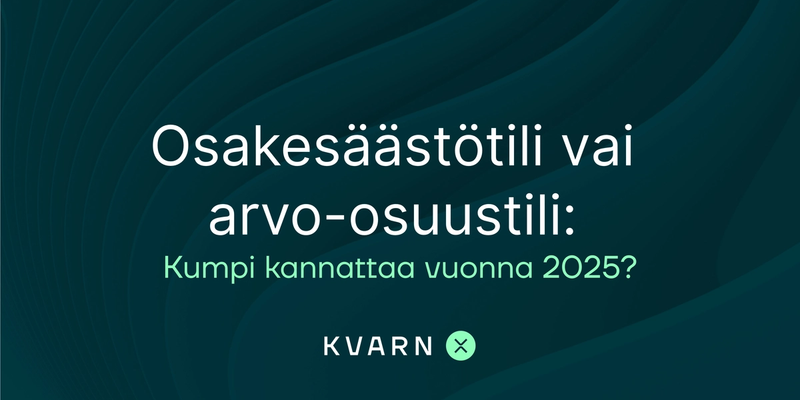 Osakesäästötili vs arvo-osuustili: Kumpi kannattaa vuonna 2025?